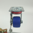 Light Duty Solid Rubber Casters 2 Inch Blue TPR Swivel High Load Caster Wheels