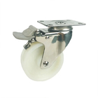 Heavy Duty American Solid Core Casters  / Casters  For Furniture 600KG Load Capacity Ball Bearing