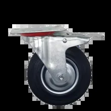 110kg Capacity Stainless Steel Casters With 0.25 Inches Plate Thickness Top Plate Type