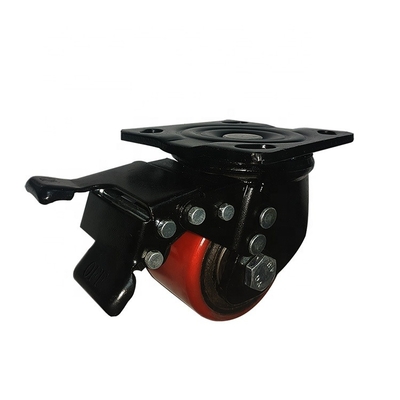 Top Plate Size 2-6 Inches and 1-4 Inch Wheel Width Industrial Casters for Heavy-Duty Applications