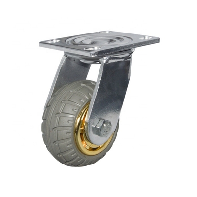 Top Plate Mounting Type Industrial Casters with Precision Ball Bearing and Swivel Lock