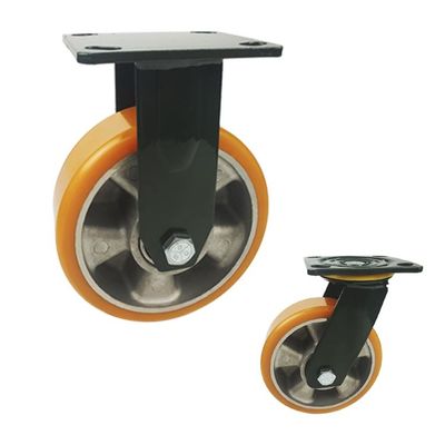 880lbs Capacity 8 X 2 Caster Wheel , Wearable Aluminum Caster Wheels