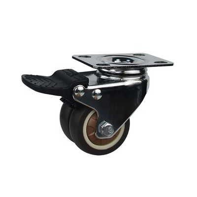 Plastic Wheel Core Light Duty Casters Load Capacity Up To 144 Lbs 19-24mm Wheel