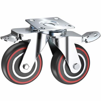 Expandable Stem Industrial Casters Durable Heavy Duty Wheels for Industrial Machinery Warehousing and Equipment Mobility