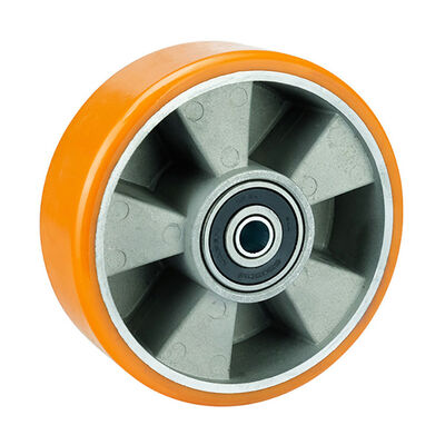 Нейлоновые ролики грузоподъемностью 350 кг, колеса диаметром 65 мм с цельным сердечником, прочные промышленные ролики для перемещения машин и оборудования