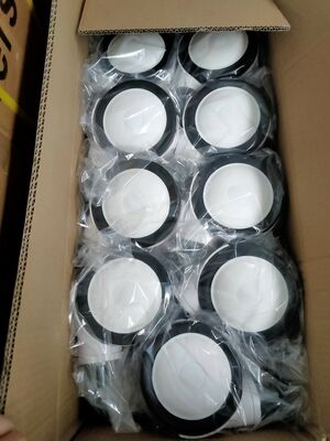 Стальные корпусные материалы резиновые колесницы с резиновым колесом PP и двойным шариковым подшипником, подходящими для мобильности оборудования