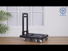 Складная ручная тележка Dolly 6 Wheels Push Platform Trolley Cart-YLcaster